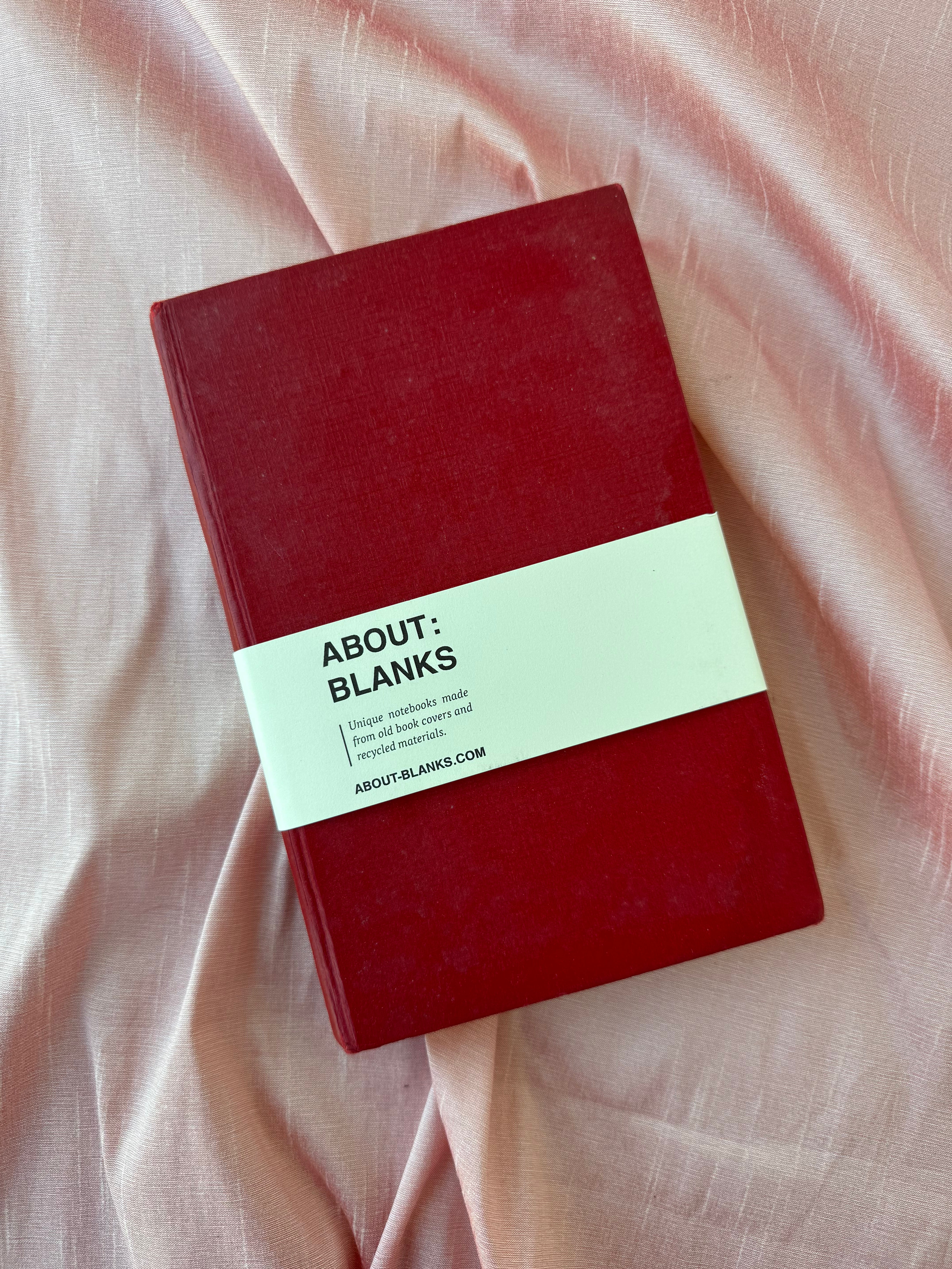 Vintage About Blanks Notebook: red2