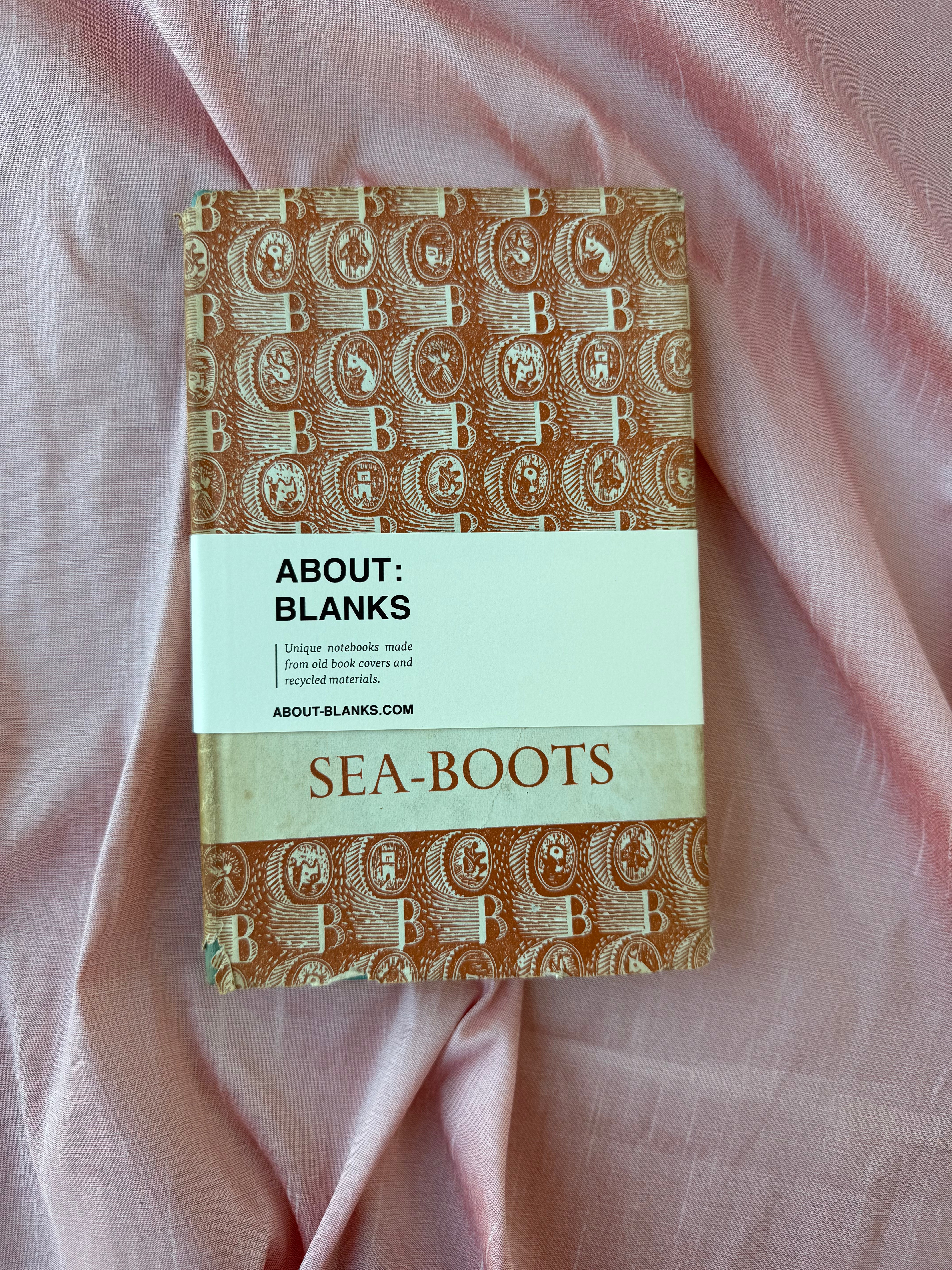 Vintage About Blanks Notebook: sea-boots