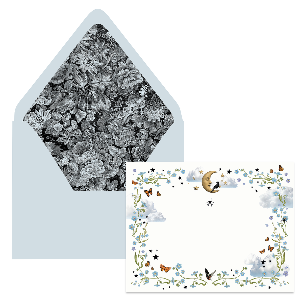Collage Stationery Set- Spider Stories