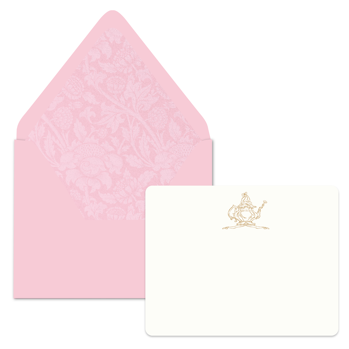 Foil Stamped Stationery Set - Tea Dance