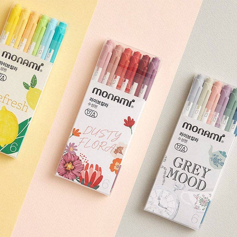 Monami 8 pen set| Colourful pen set: Refresh