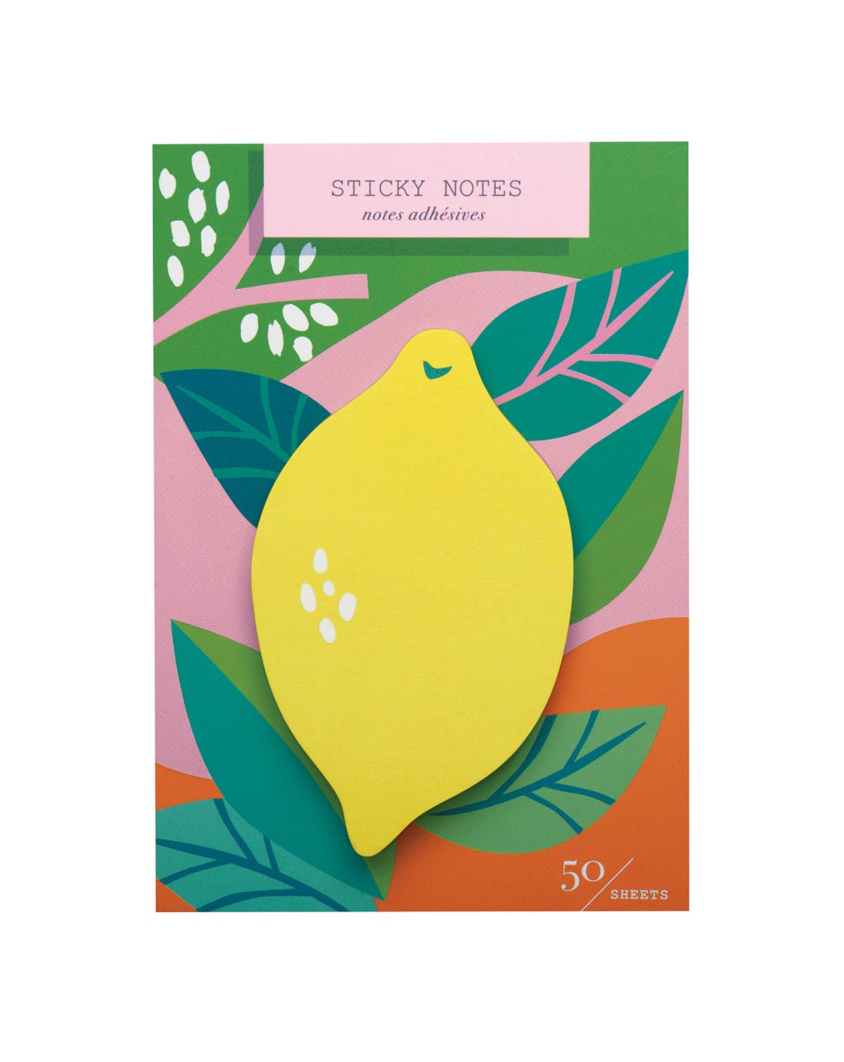 Lemon Orchard Die Cut Sticky Notes