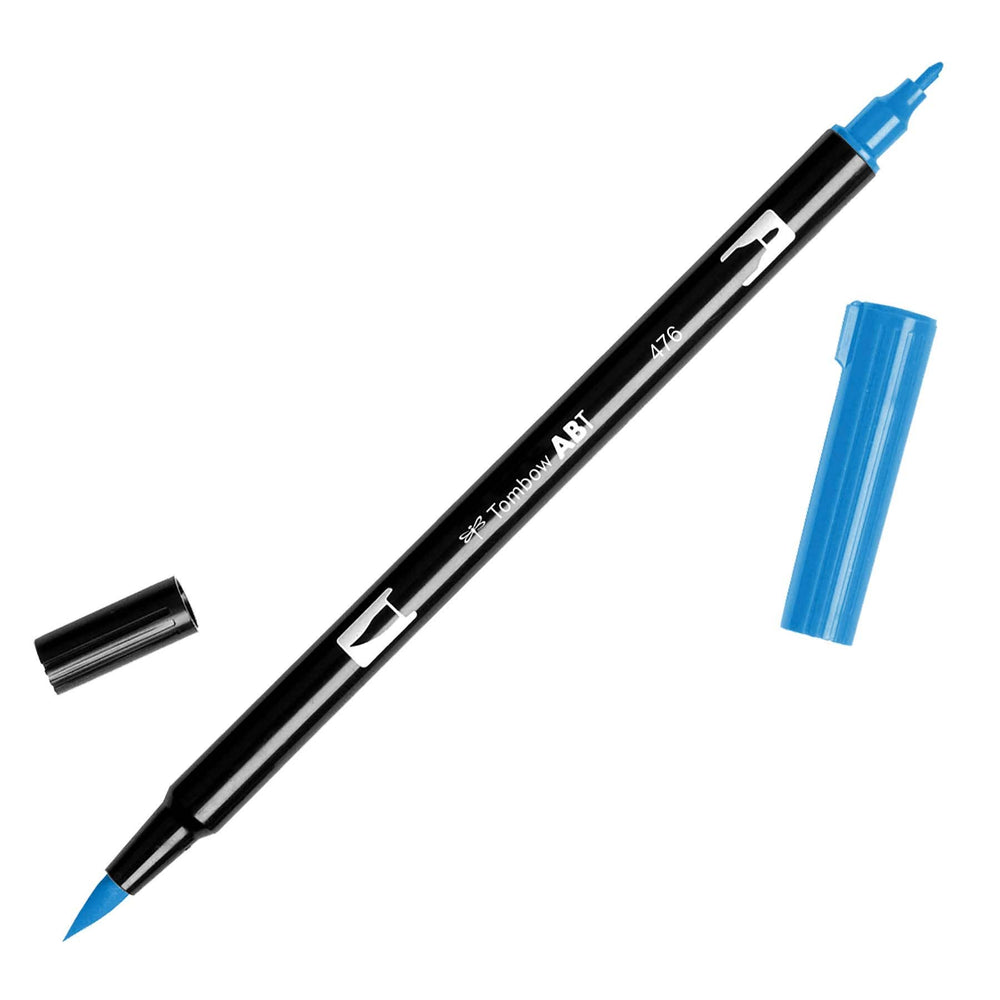 Dual Brush Pen Art Markers - Open Stock: 476 Cyan - SKU# 56553