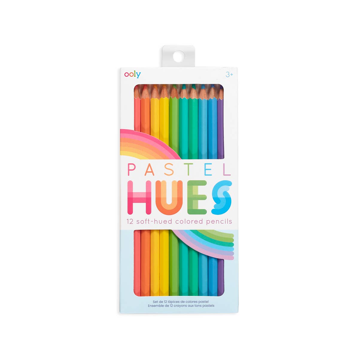 Pastel Hues Colored Pencils - Set of 12